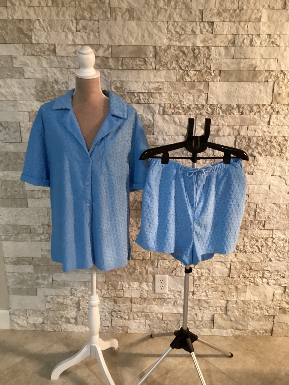7 For All Mankind 2-Piece Terry Cloth Lounge Set (NWOT)